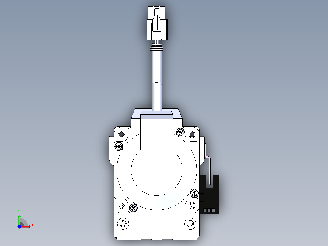 东锦丝杆传动-直线滑台模组DH60-L10-S100-BC-T400-C3前视图