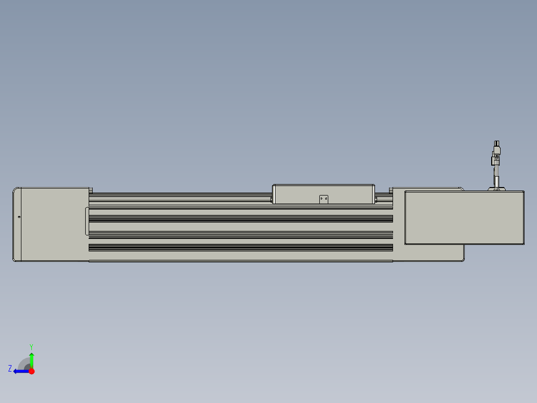 威洛博直线电机模组EB10-L224-S300-BR-ZP75-MS3-5K右视图