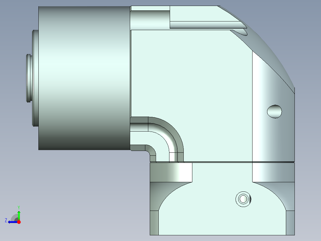 直齿孔ZPLE120-L1 22-110-145-M8右视图