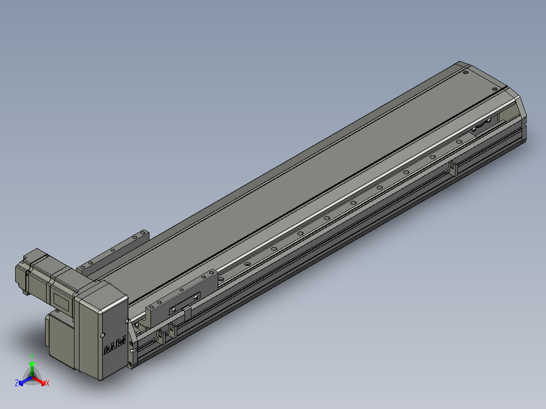 模组FTB17-RU-600正等轴测图