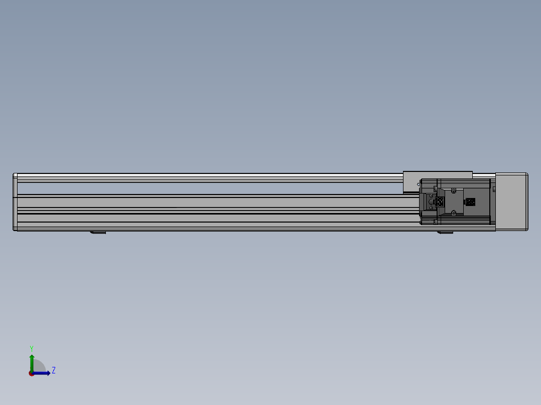 精密模组MY130-T10-450L-BR-P20B-C4-C左视图