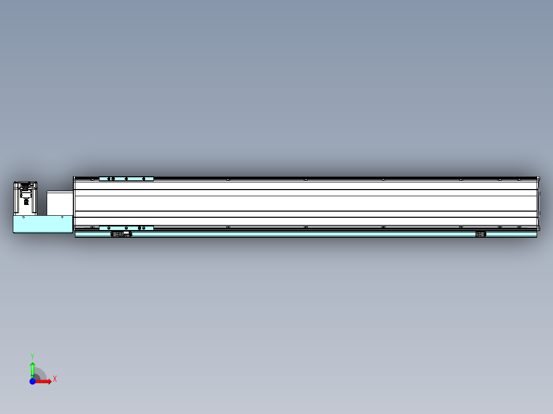 威洛博VBF同步带传动一般环境VBF14-L45-S900-BL-ZP40-C3前视图