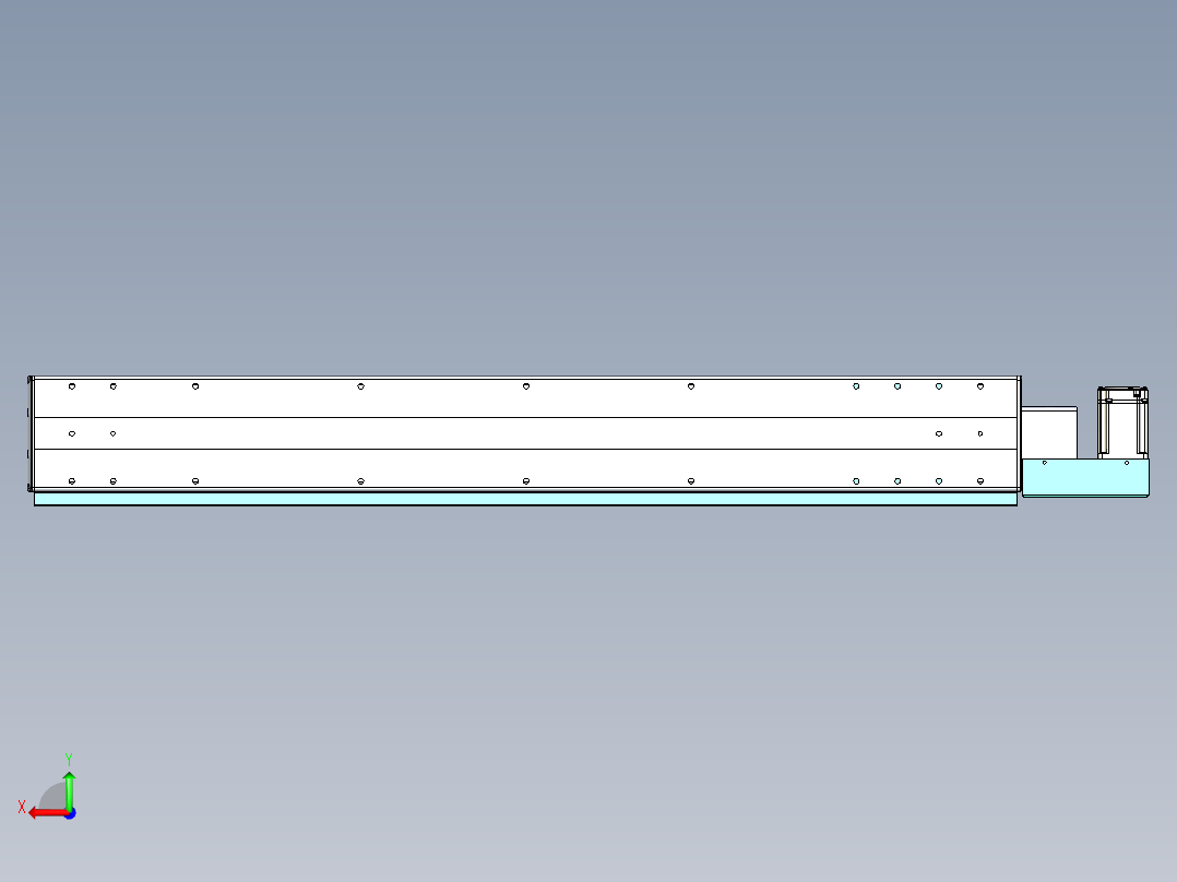 威洛博VBF同步带传动一般环境VBF14-L45-S900-BL-ZP40-C3后视图