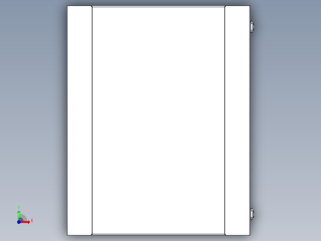 电器柜 电控柜 (26) 机械设计素材前视图