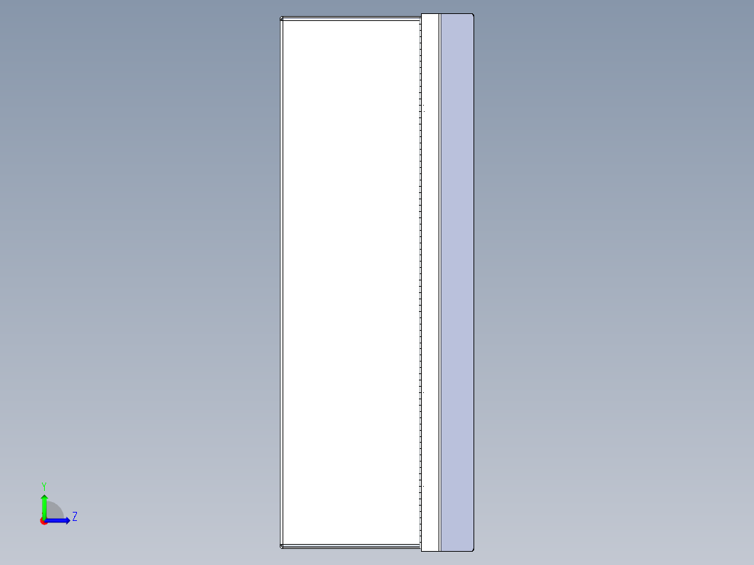 电器柜 电控柜 (26) 机械设计素材左视图