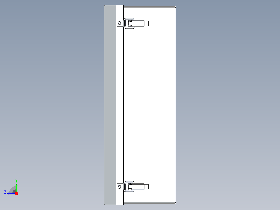 电器柜 电控柜 (26) 机械设计素材右视图