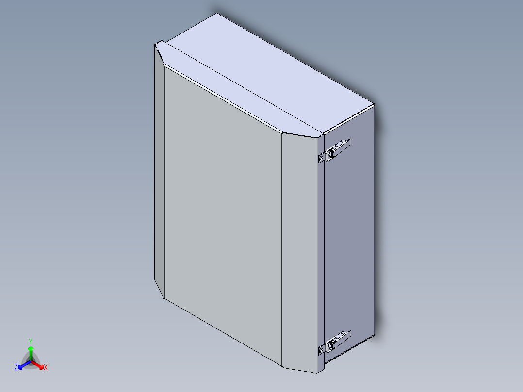电器柜 电控柜 (26) 机械设计素材正等轴测图