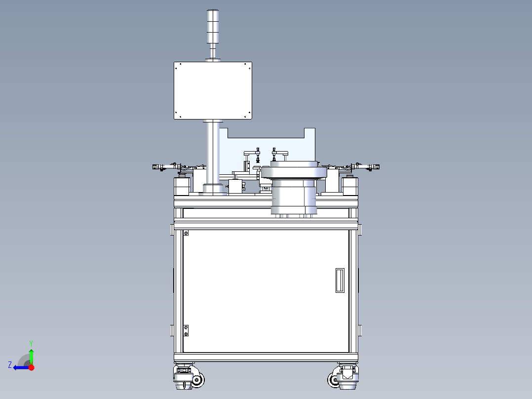合页组装机右视图