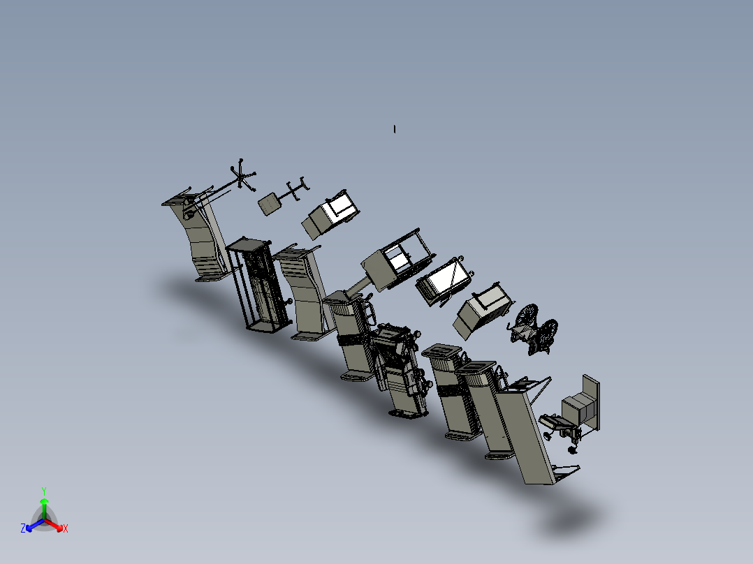 some-furnitures-of-hospital-1.snapshot.2正等轴测图