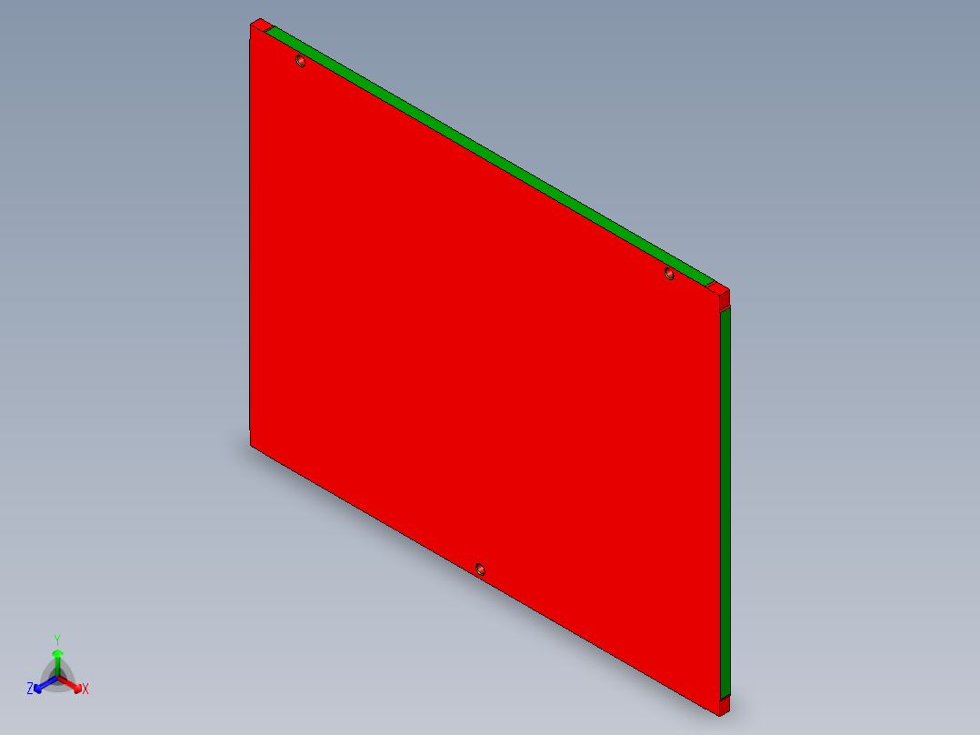 笔记本A壳铝挤料飞面程序模型