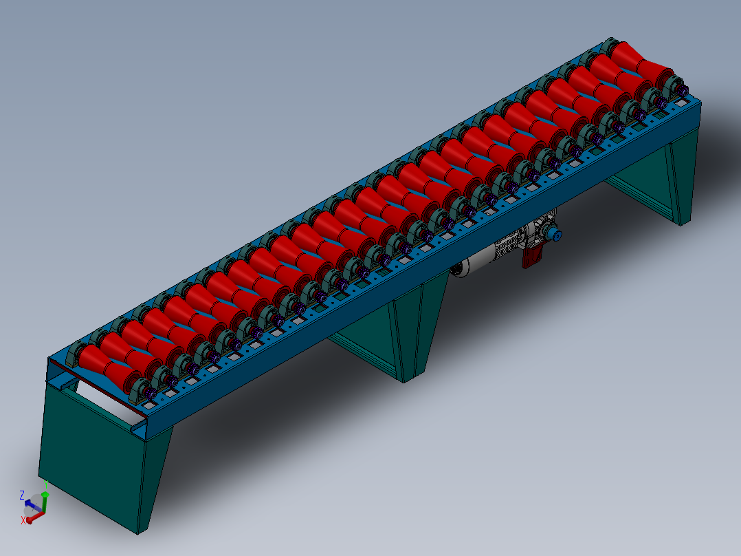 <span style='color: red'>棒料</span>滚筒输送机