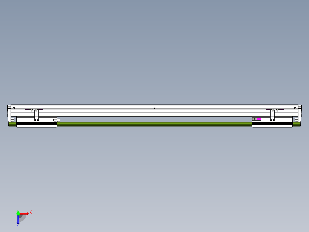 威洛博VL系列3d模型模组2VL22H2Y-S850俯视图