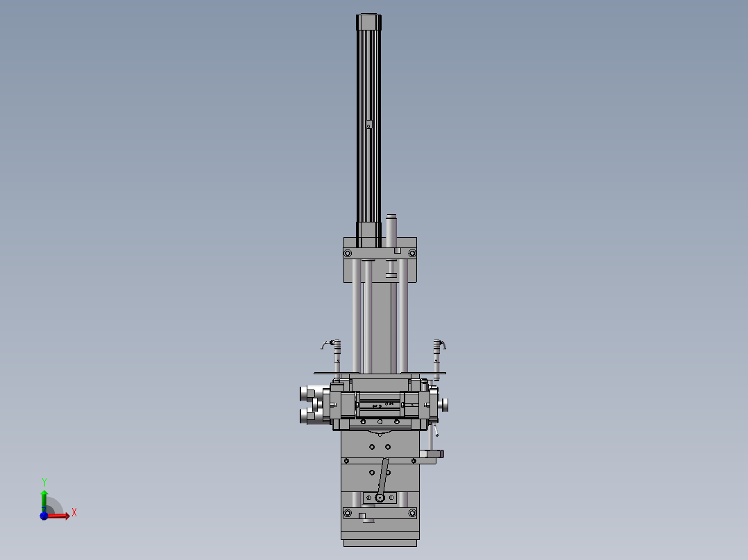 自动化电机定子翻转机前视图