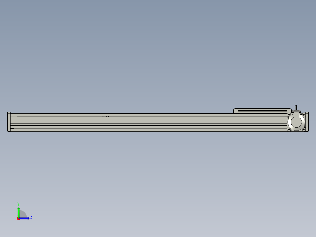 欧规系列-LB8-L150-S900-BR-ZP75-C3左视图