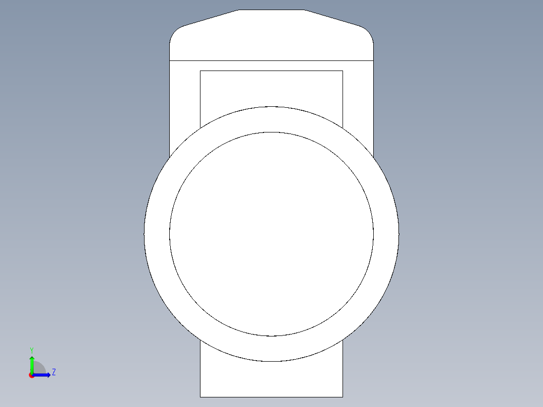 中型客车空调压缩机--igs左视图