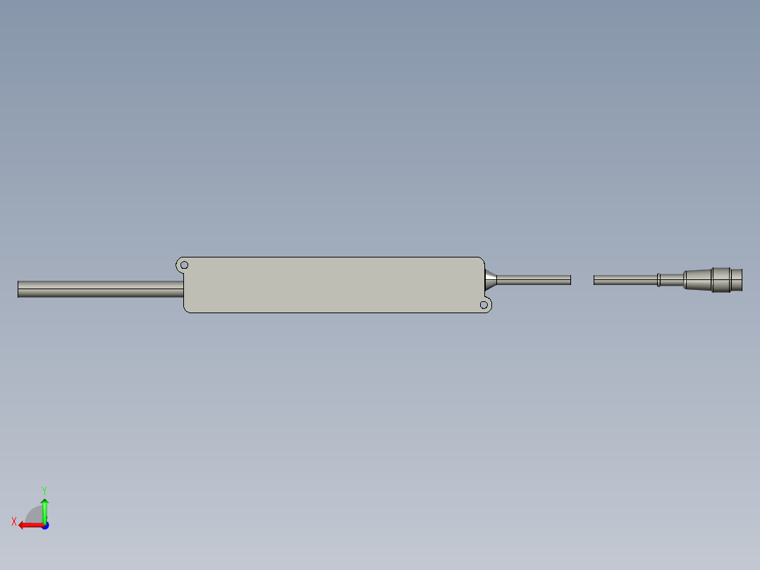基恩士SJ-M030_drive_kc图纸模型后视图