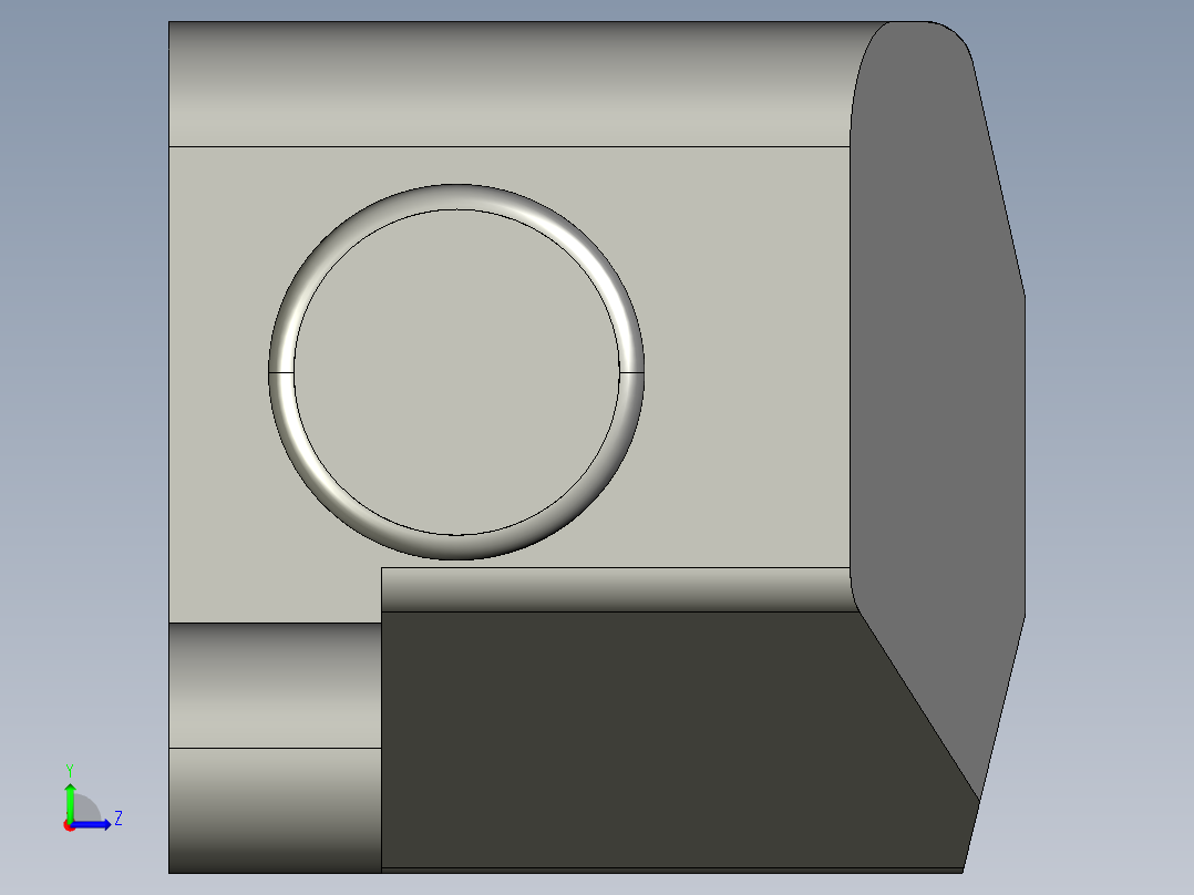 基恩士SJ-M030_drive_kc图纸模型左视图