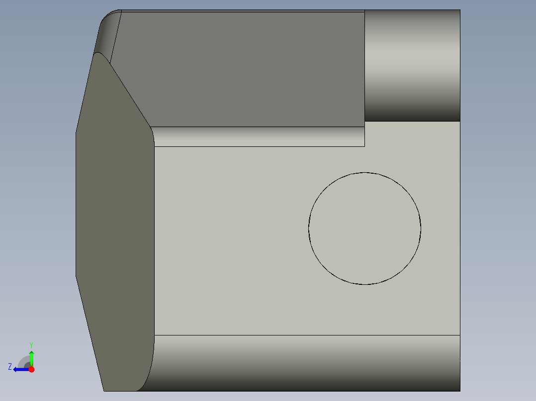 基恩士SJ-M030_drive_kc图纸模型右视图