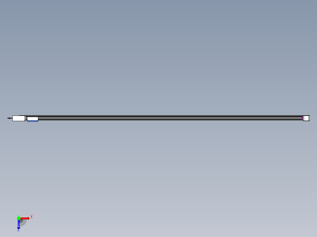 威洛博LB.GB同步带传动--欧规系列GB8-L96-S4300-BR-P75俯视图