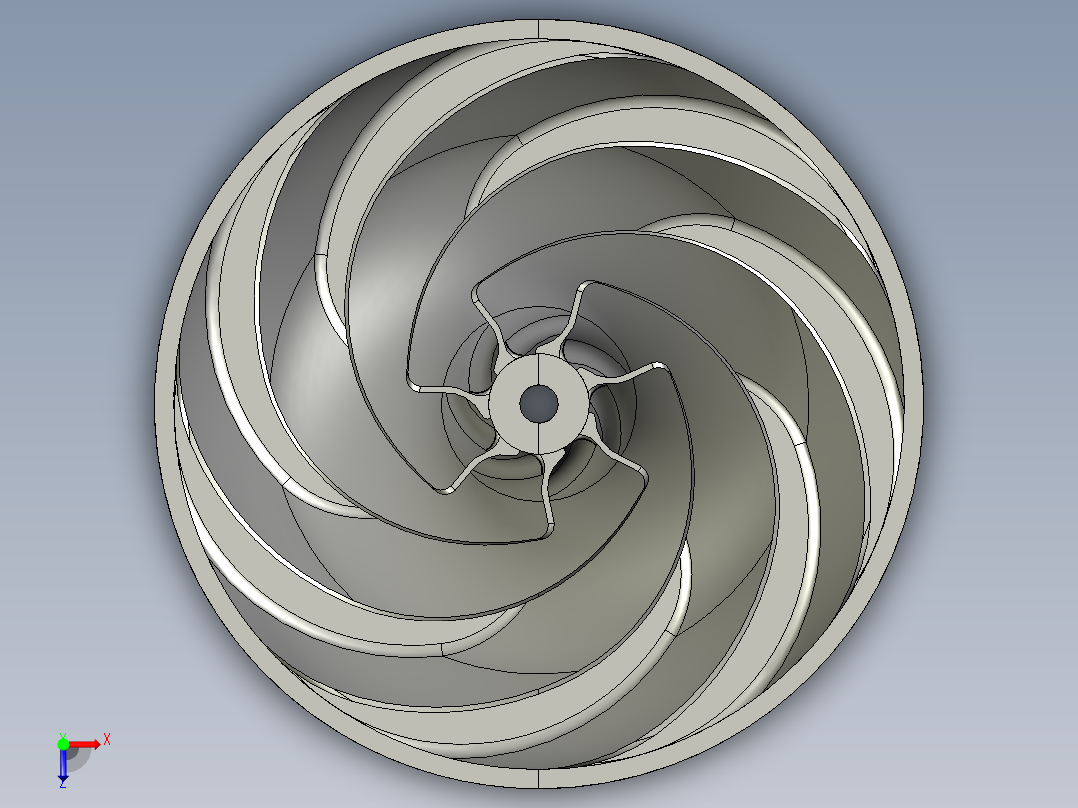 叶轮 (41)俯视图