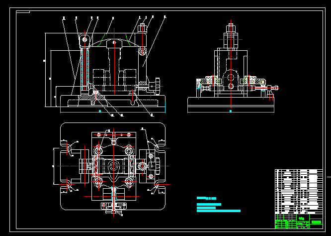 泵体阀体加工工艺及钻4-15孔台阶孔夹具设计5张CAD图纸文档