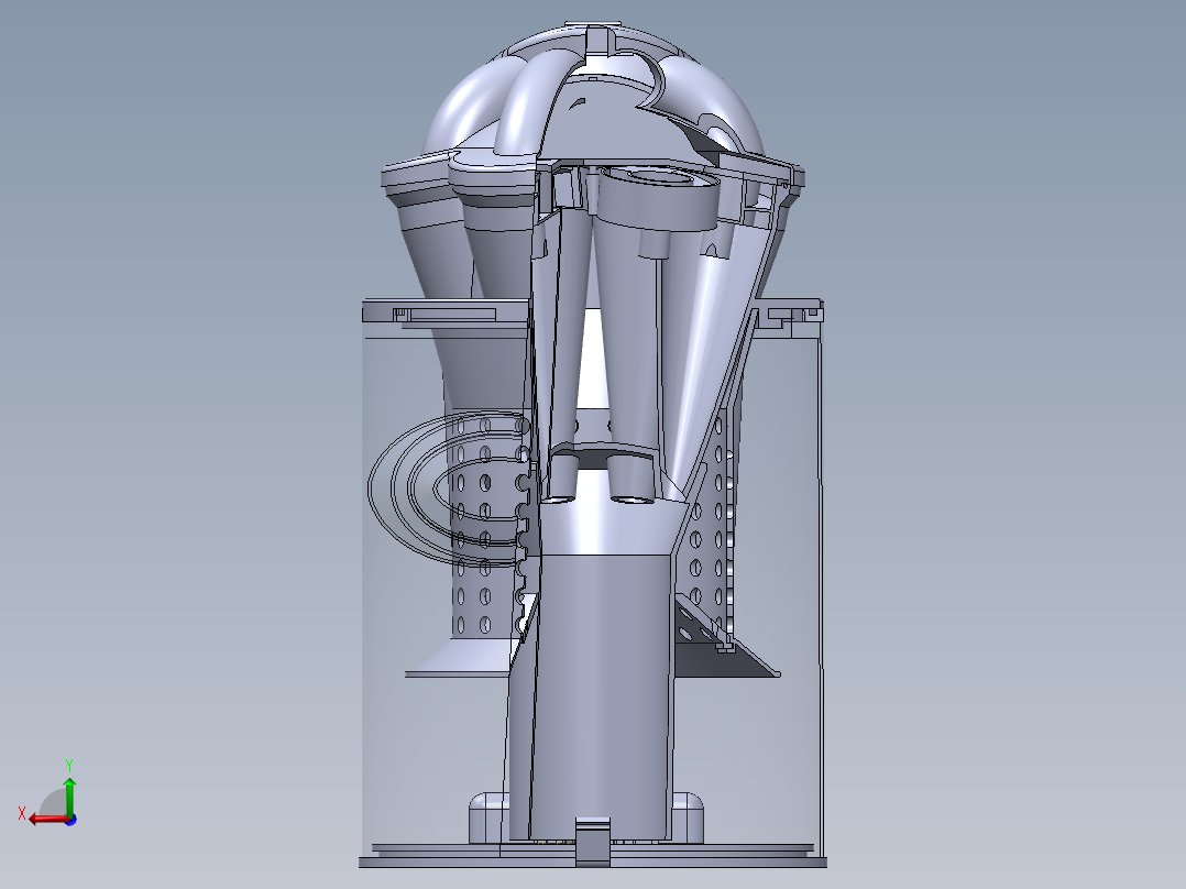 手持式车用多功能吸尘器结构设计（含三维图+仿真动画）381165==300ku后视图