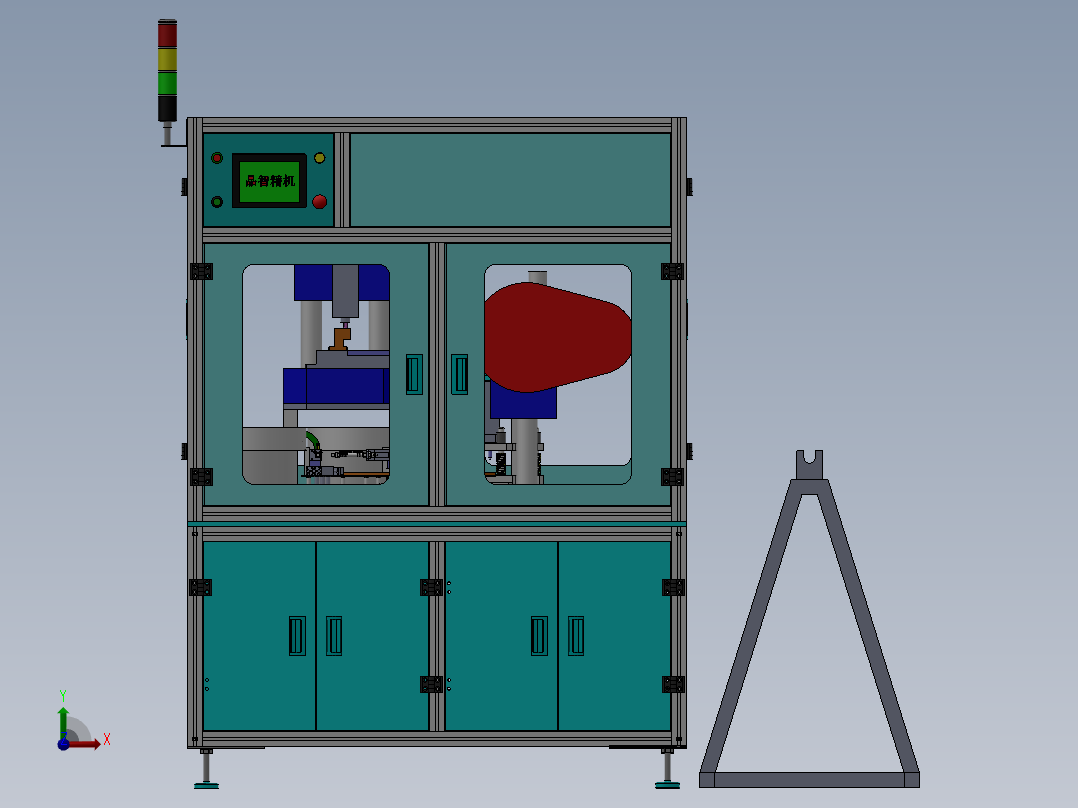 火花塞填充机前视图