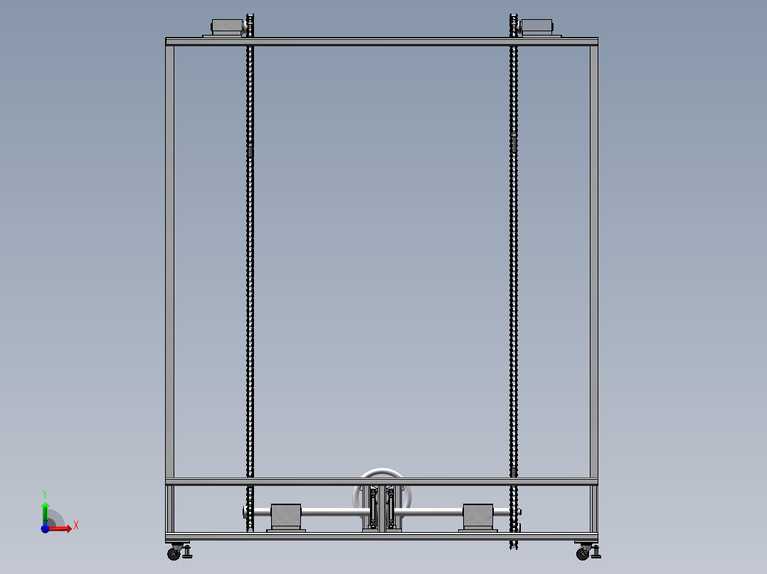 大型起重机sw18前视图
