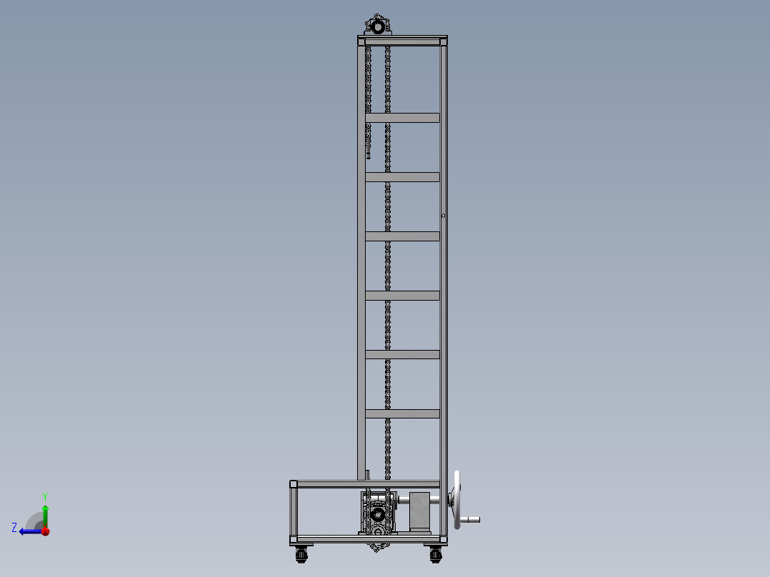 大型起重机sw18右视图