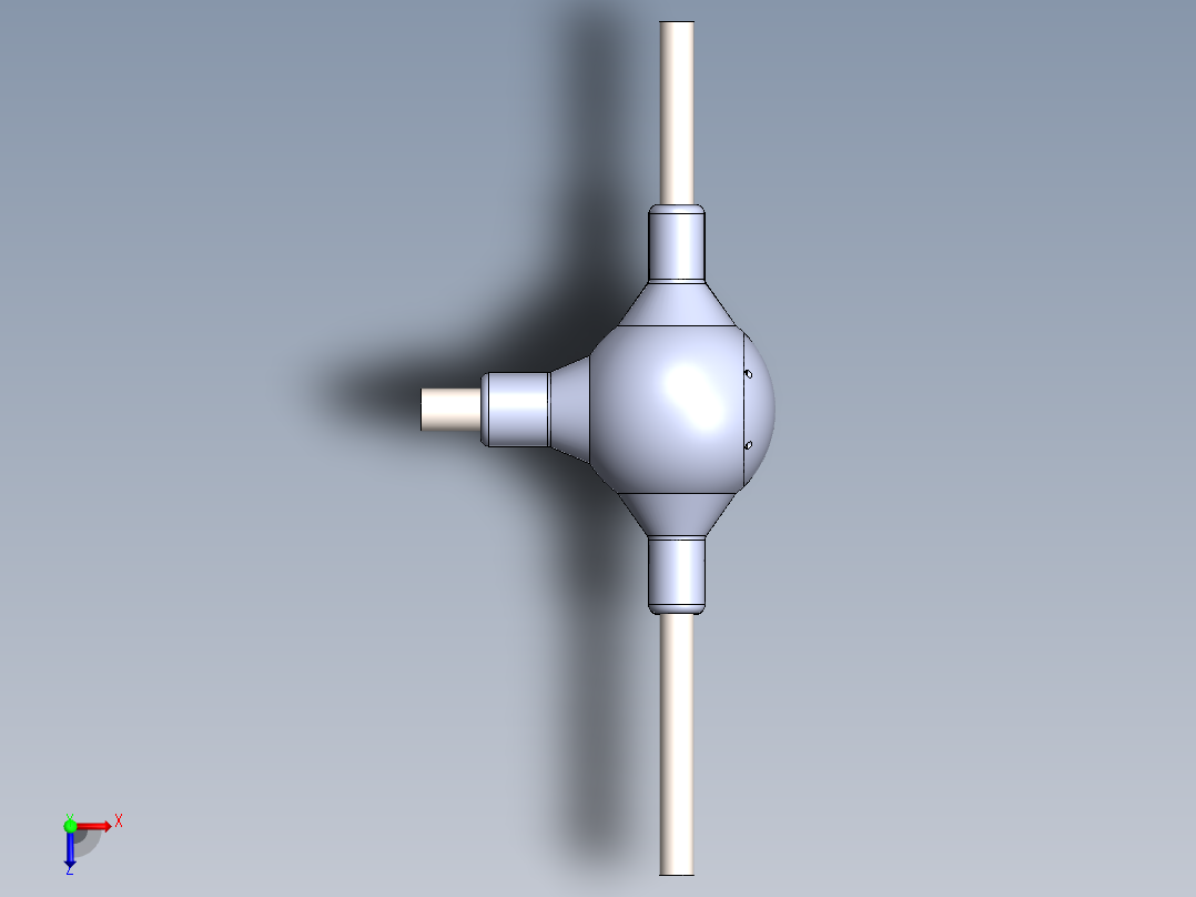汽车差速器三维设计模型1045997==30俯视图