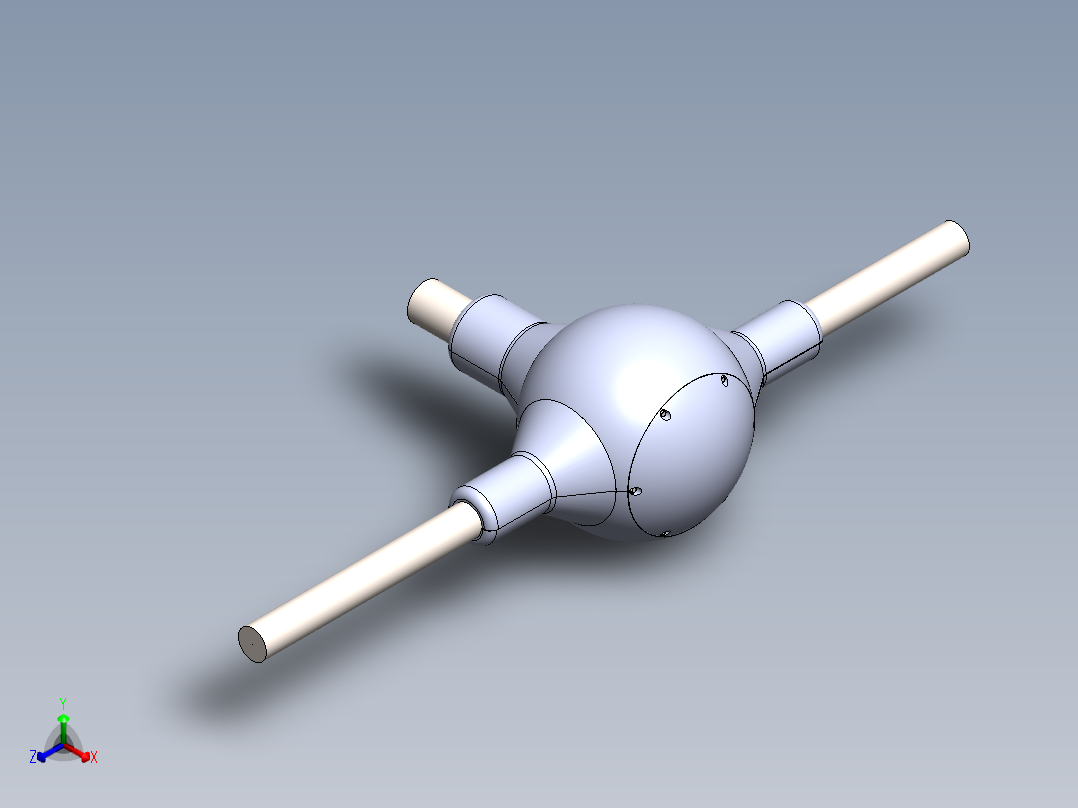 汽车差速器三维设计模型1045997==30正等轴测图