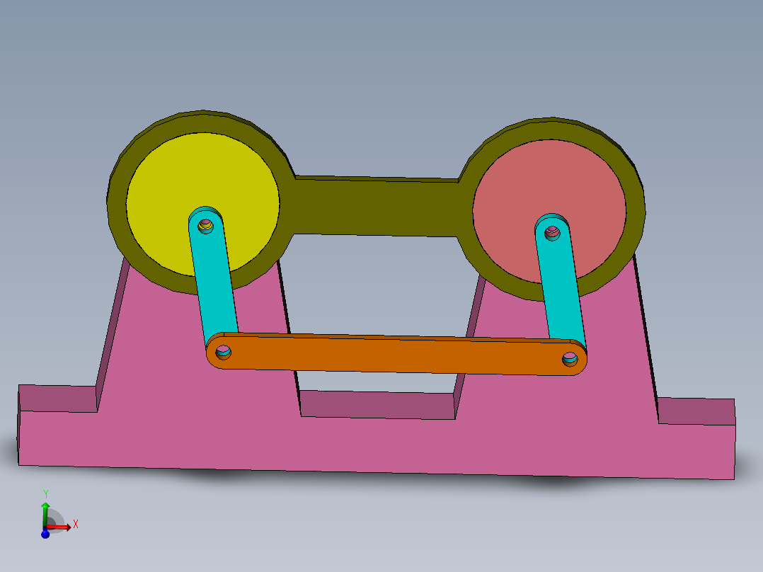 双偏心双平行四杆机构