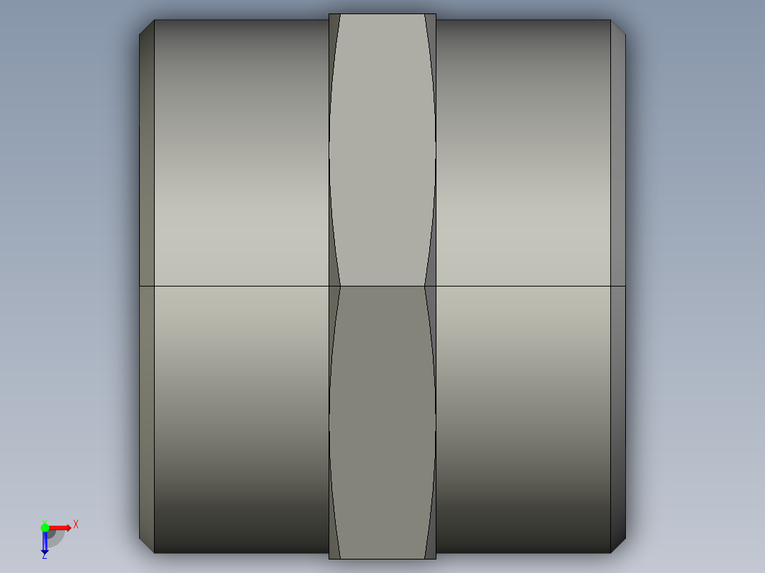 卡套式工业通用硬管接头EO Union G35L71X俯视图