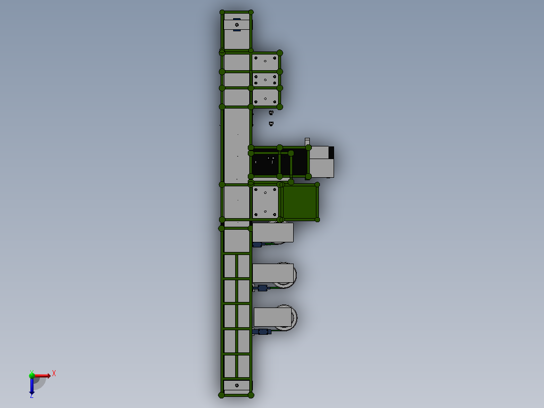 马达组装流水线方案俯视图
