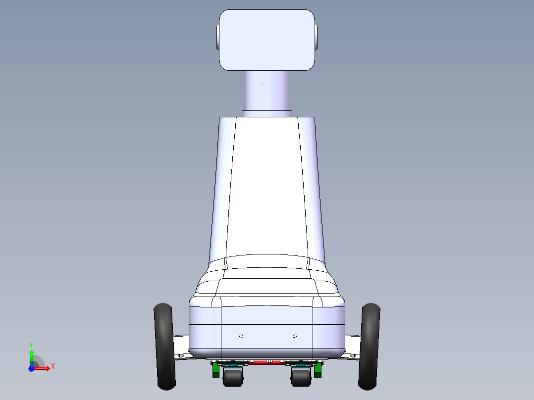 巡检机器人-3D前视图