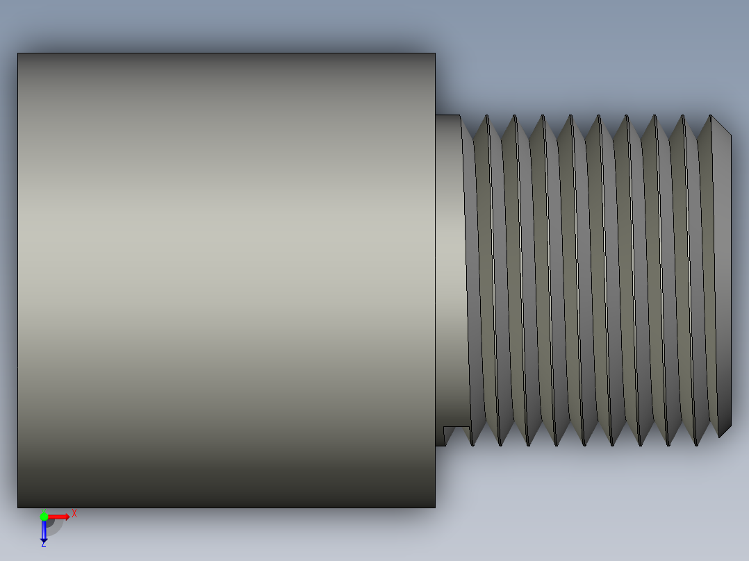 船舶管路系统SeaCor_MaleAdapter_SxMPT_37J136005_0.5in俯视图