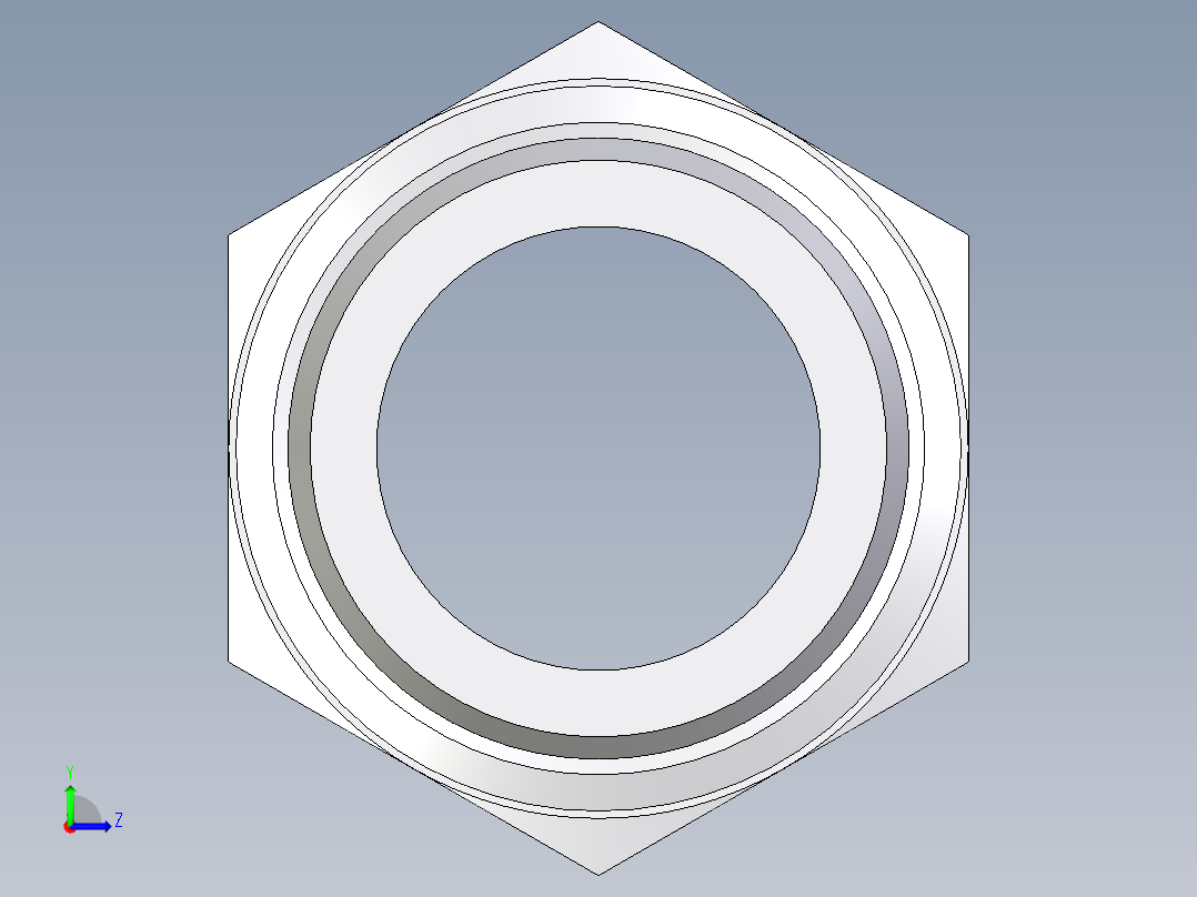 卡套式工业通用硬管接头EO_Male_Stud_connector_GE35LMCF左视图