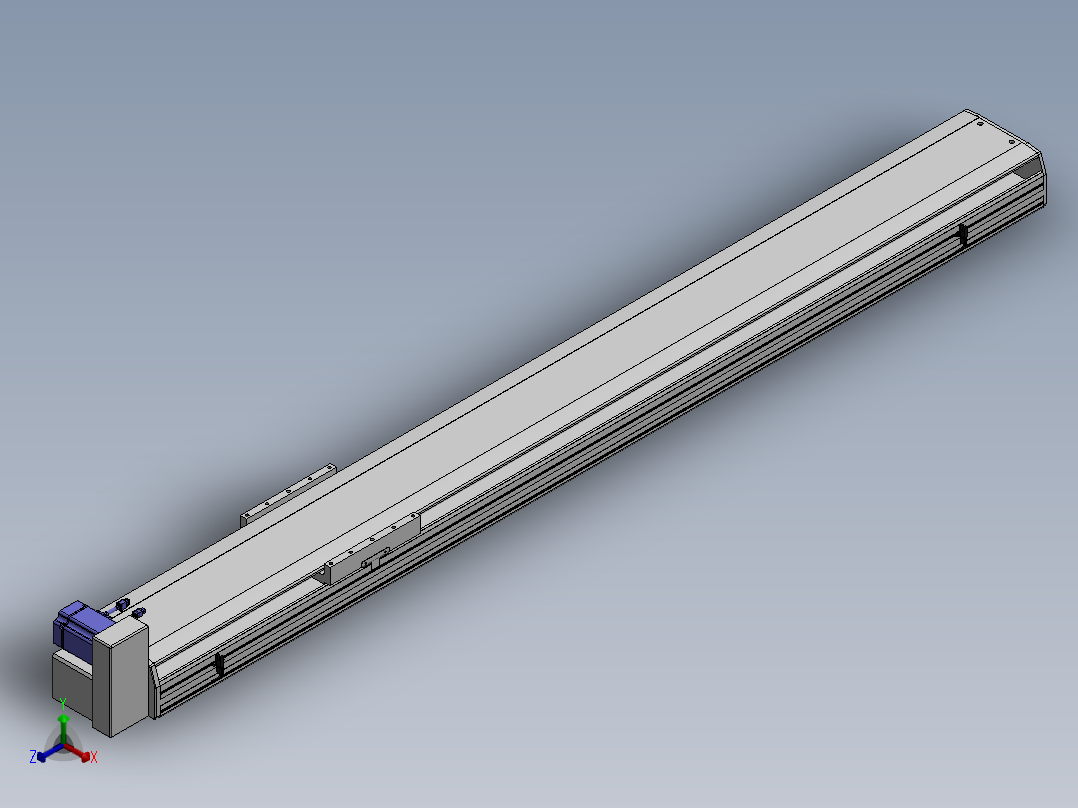 精密模组MT220-L150-1900-RU-M75-C4正等轴测图