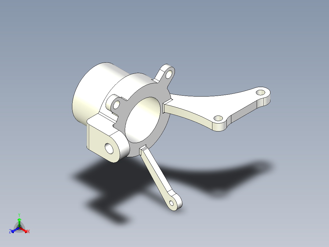 轿车转向节设计（附Hyperworks有限元分析模型）