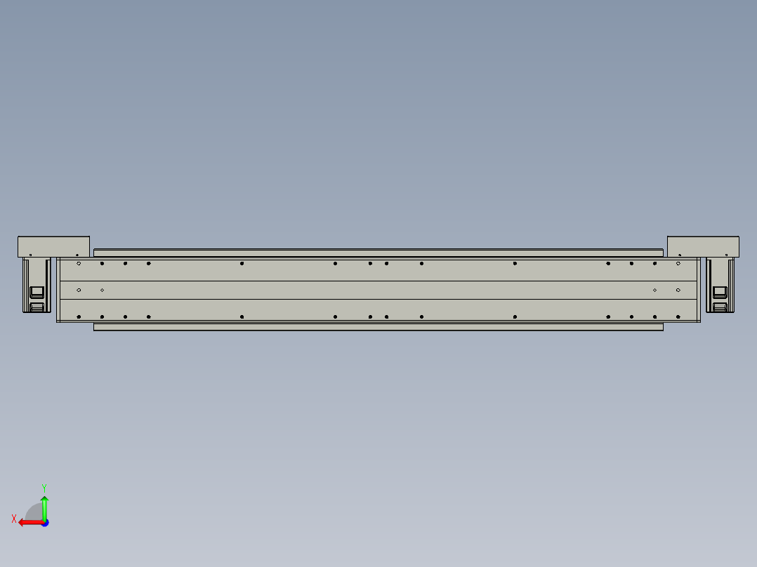 威洛博双电机滑台-VBC14S2-L50-S800-BLR-P40-C6后视图