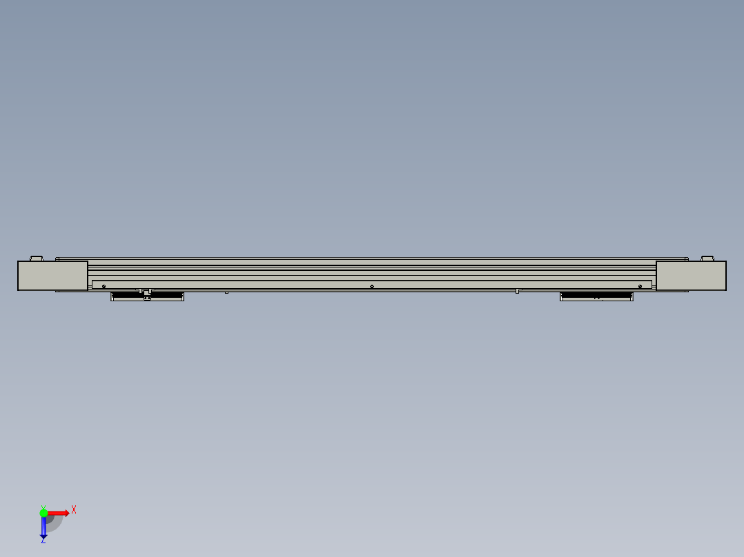 威洛博双电机滑台-VBC14S2-L50-S800-BLR-P40-C6俯视图