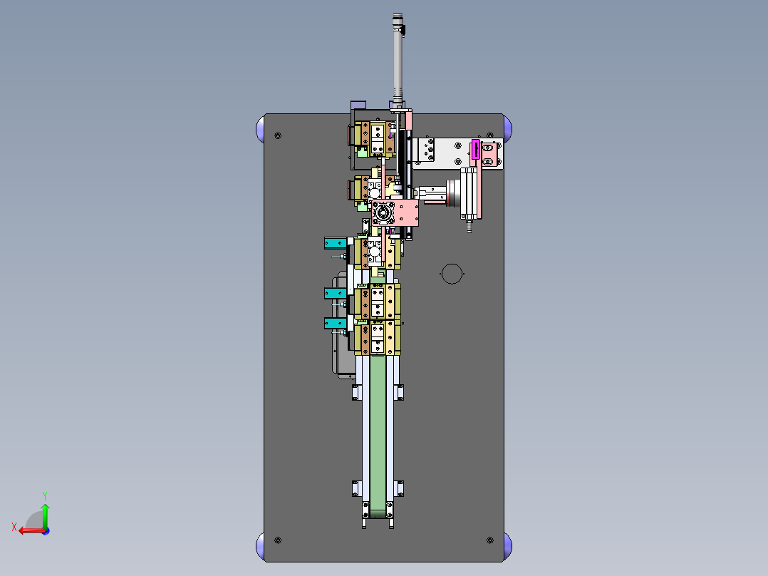 一种治具翻转机sw18可编辑后视图