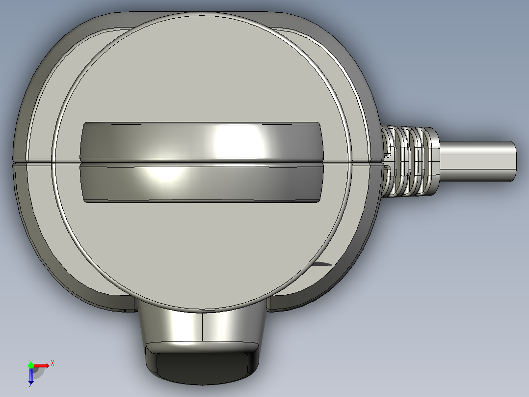 三合一多功能卷发棒俯视图