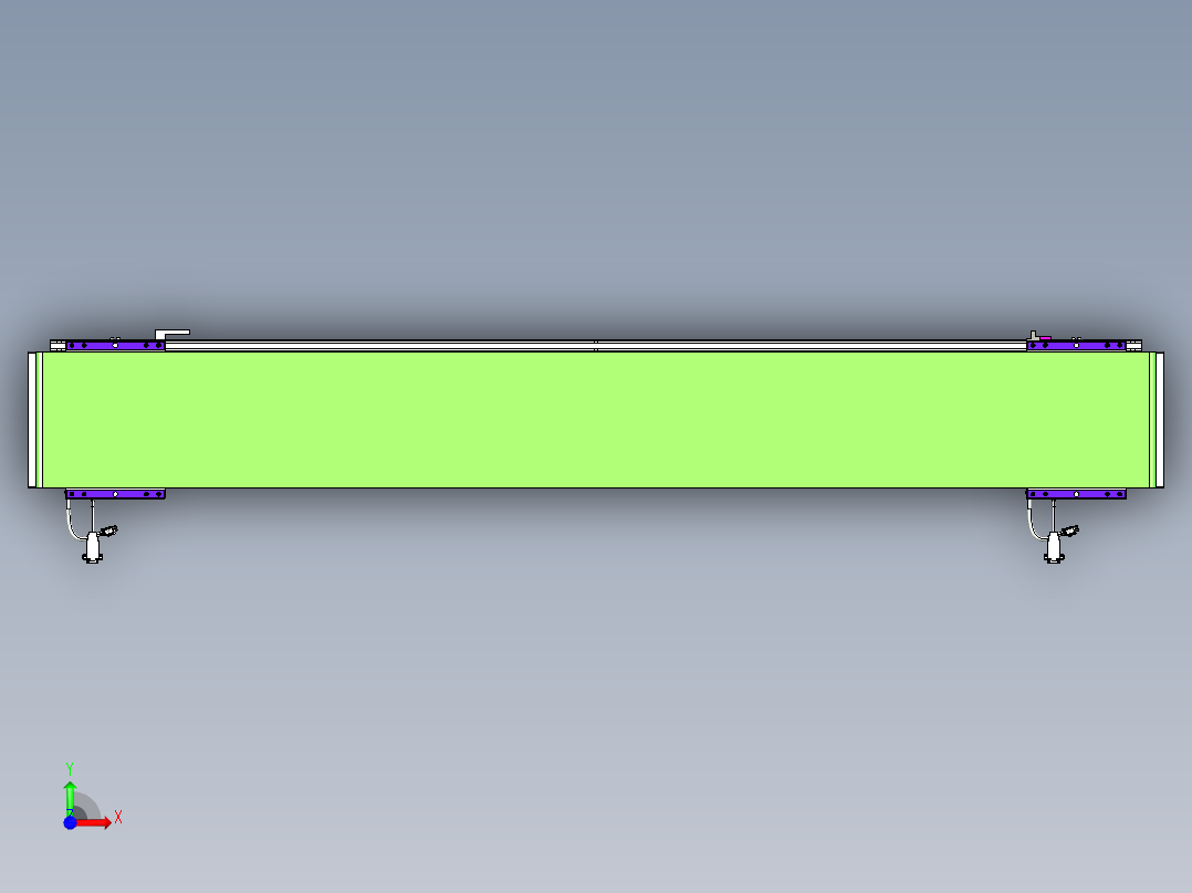 威洛博VL系列直线电机模组-2VL22H2-S1350前视图