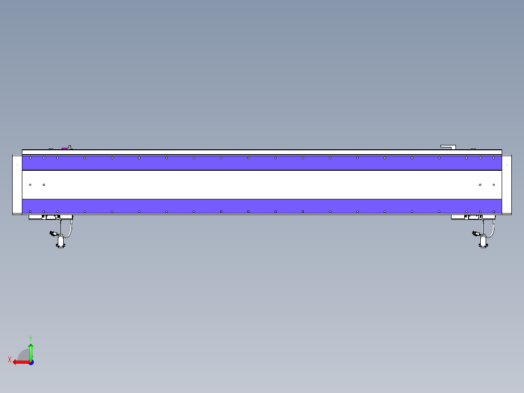 威洛博VL系列直线电机模组-2VL22H2-S1350后视图