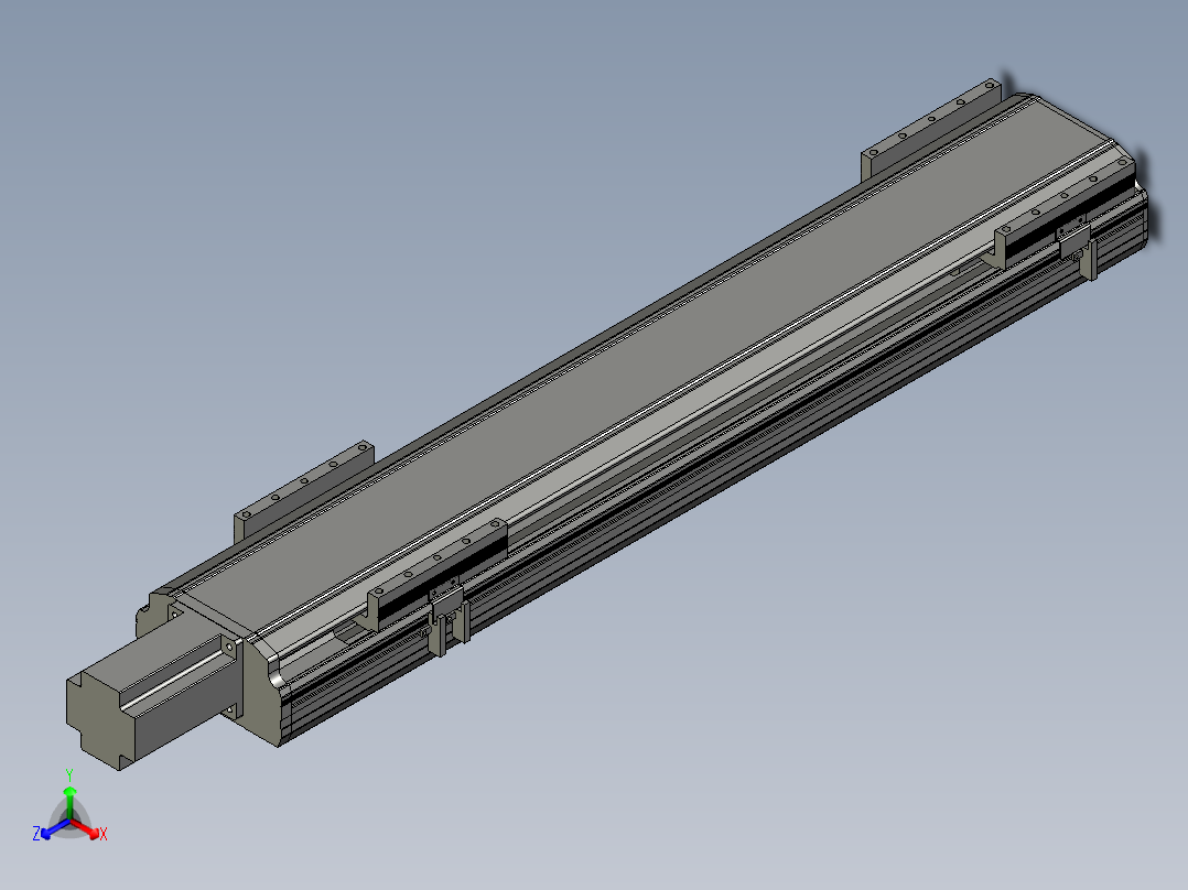直线模组LHA17-S700-M设计图纸
