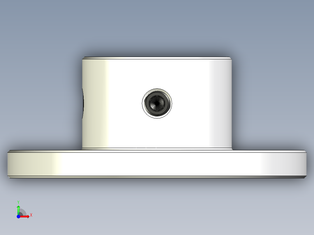 8毫米法兰联轴器前视图