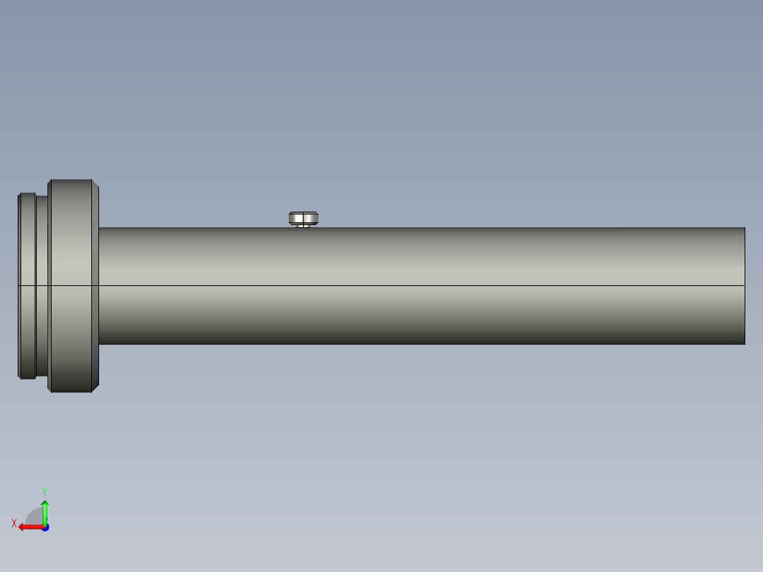 基恩士CA-LM8_kc图纸模型后视图