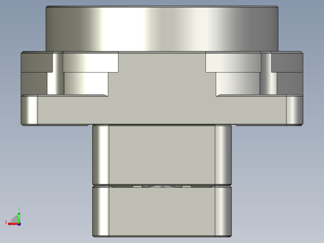 中空旋转平台KFN85-18-N后视图