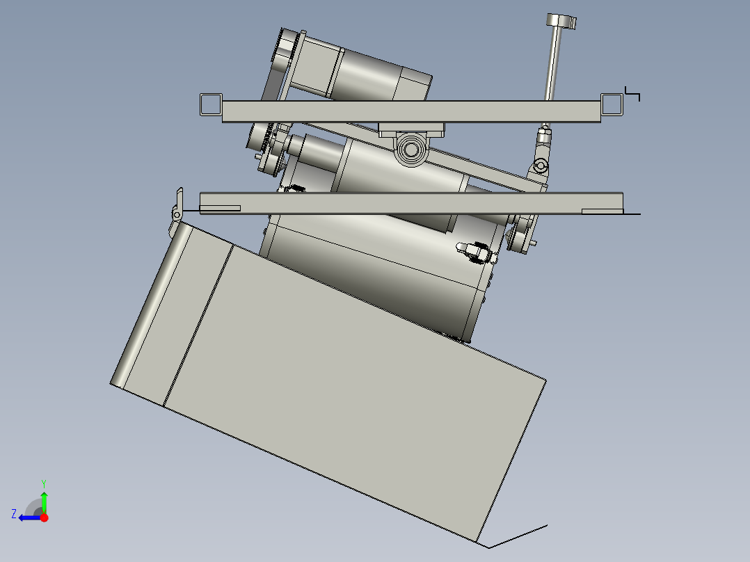 科幻远程高射炮右视图